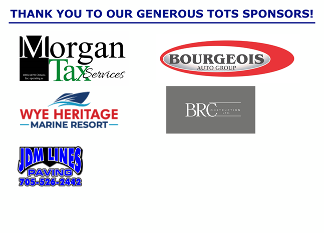 TOTS Sponsors 2026