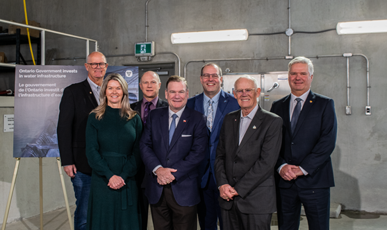 Group Photo MPP Dunlop Announces Ontario Investing $78,448,148 for Critical Water Infrastructure in Simcoe North
